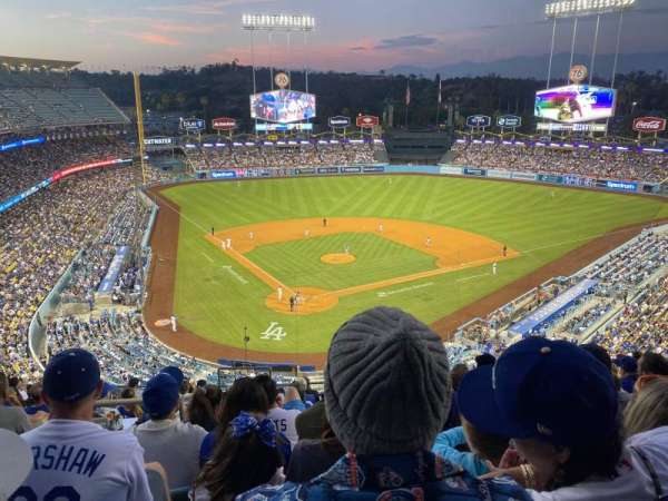 Dodger Stadium, section: 4RS, row: M, seat: 3