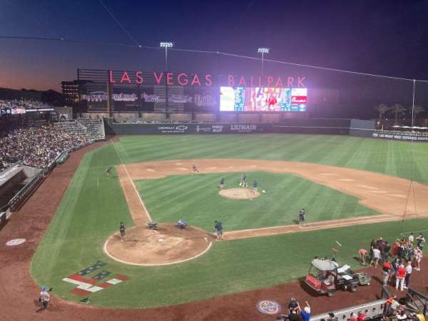 Las Vegas Ballpark, section: 209, row: A, seat: 3