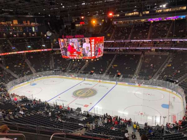 T-Mobile Arena, section: 208, row: H, seat: 2
