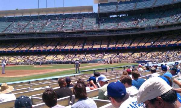 Dodger Stadium, section: 35BL, row: H, seat: 4