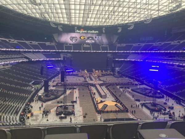 Allegiant Stadium, section: 203, row: 15a, seat: 3