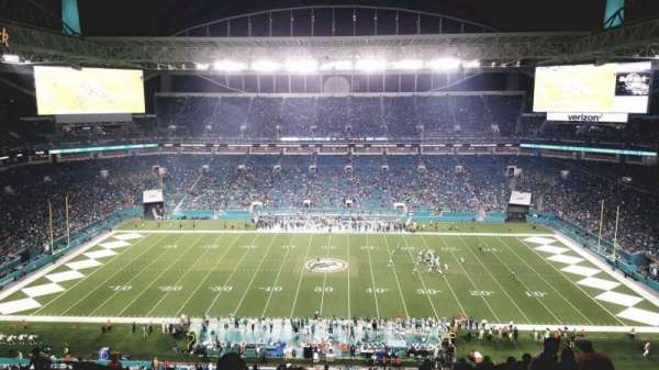 Hard Rock Stadium, section: 346, row: 27, seat: 5