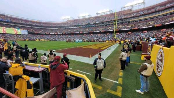 Northwest Stadium, section: 135, row: 1, seat: 5