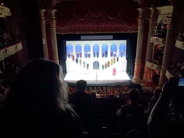 Academy of Music, section: Family Circle E, row: E, seat: 109