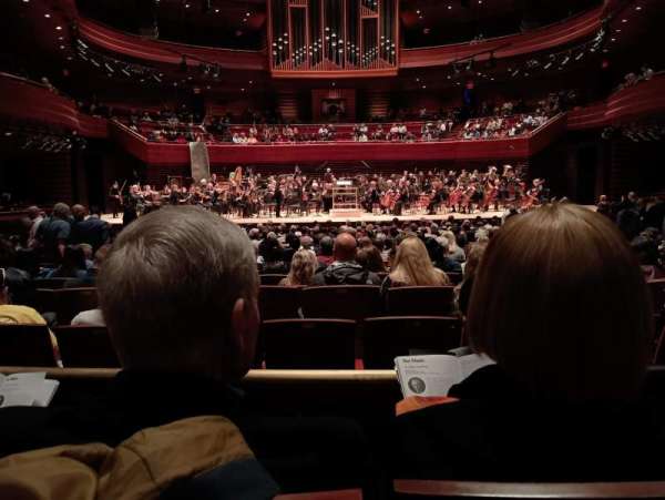 Marian Anderson Hall at the Kimmel Center, section: Orch Tier, row: B, seat: 116