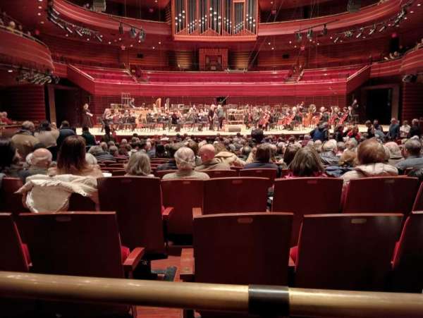 Marian Anderson Hall at the Kimmel Center, section: Orchestra Tier, row: A, seat: 119