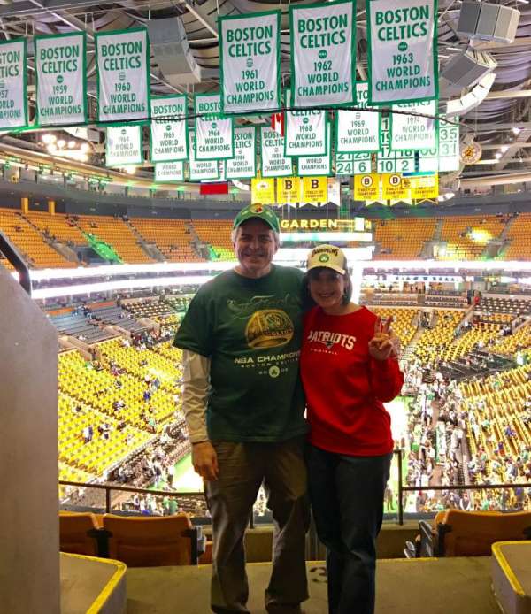 TD Garden, section: 309, row: 3, seat: 1