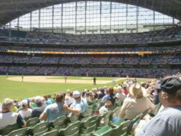 American Family Field, section: 128, row: 13, seat: 8
