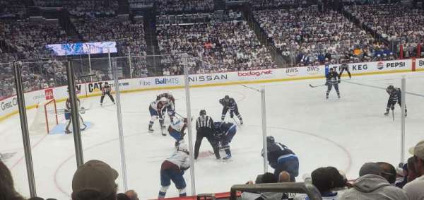 Canada Life Centre, section: 109, row: 8, seat: 1
