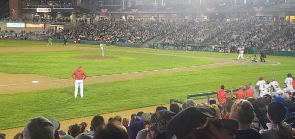 Blue Cross Park, section: F, row: 12, seat: 1