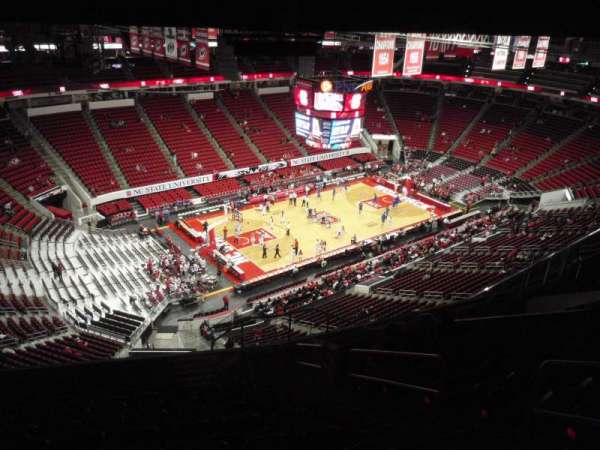 Lenovo Center, section: 308, row: L, seat: 4