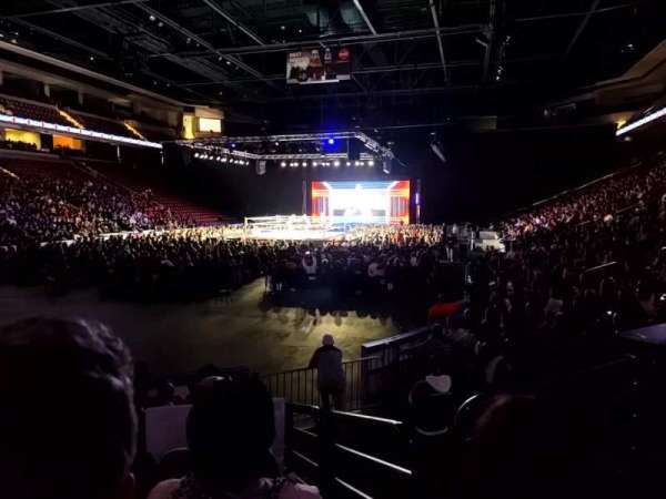 Maverik Center, section: 122, row: 8, seat: 1