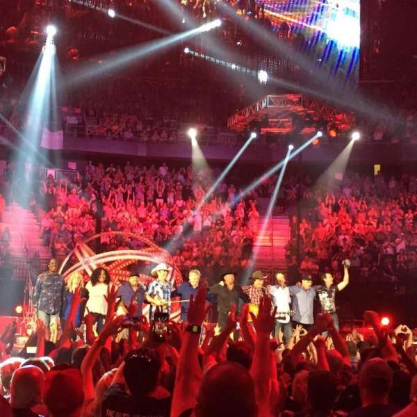 T-Mobile Arena, section: Floor B, row: J, seat: 11