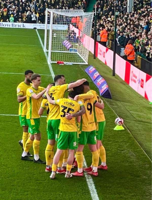 Carrow Road, section: W1, row: E, seat: 6