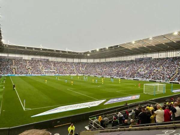 Coventry Building Society Arena, section: 7, row: P, seat: 12