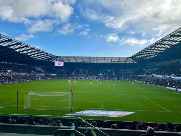 Swansea.com Stadium, section: NU4, row: K, seat: 85