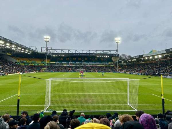 Carrow Road, section: C, row: I, seat: 77