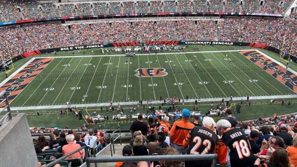 Paycor Stadium, section: 310, row: 12, seat: 20
