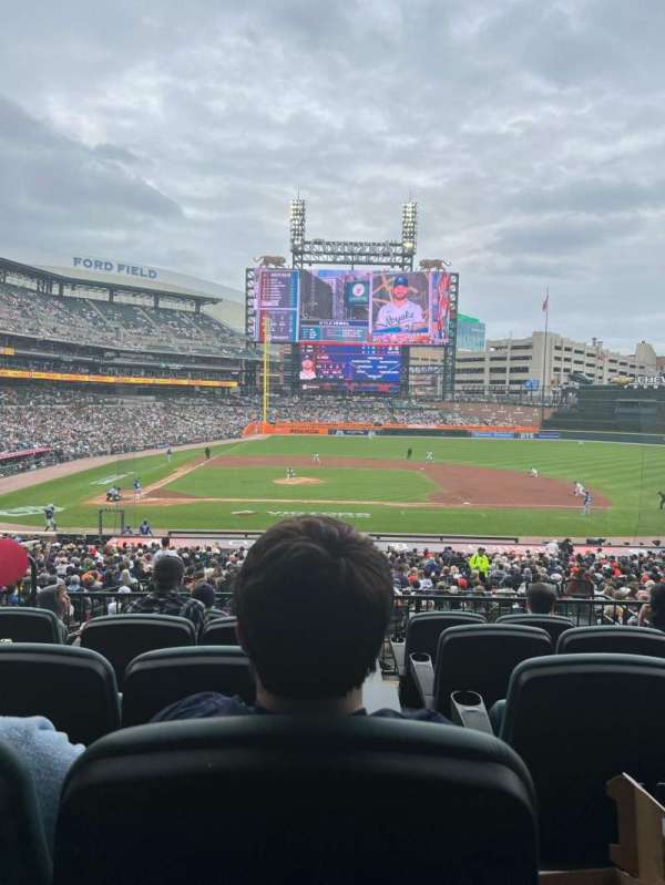 Comerica Park, section: TD122, row: E, seat: 4