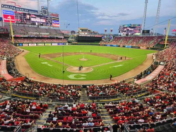 Great American Ball Park, section: 224, row: A, seat: 7