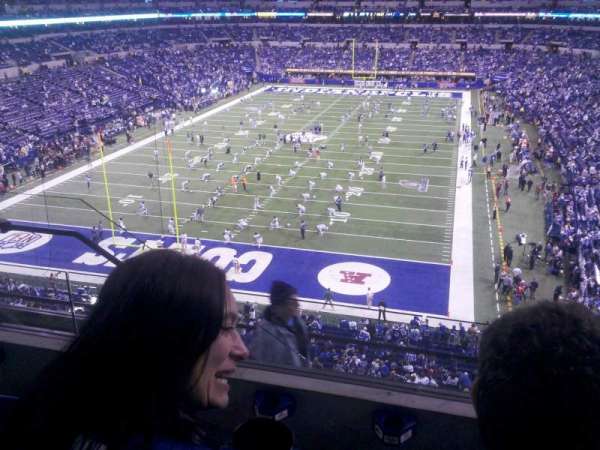 Lucas Oil Stadium, section: 451, row: 3, seat: 18