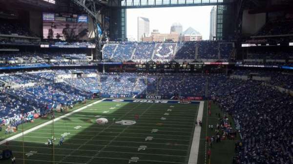 Lucas Oil Stadium, section: 424, row: 8, seat: 10