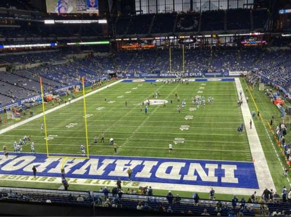 Lucas Oil Stadium, section: 325, row: 2, seat: 5