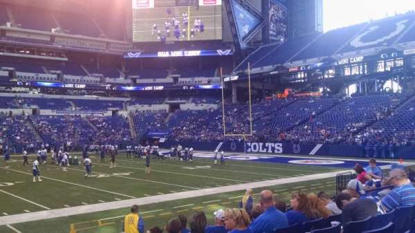 Lucas Oil Stadium, section: 112, row: 6, seat: 8