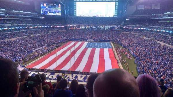 Lucas Oil Stadium, section: 425, row: 7, seat: 12