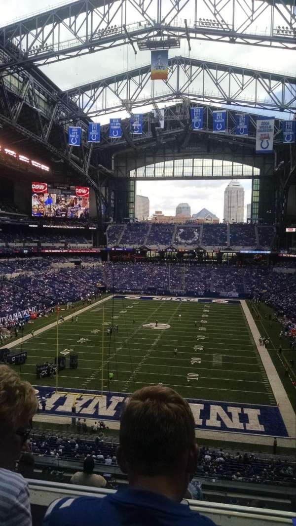 Lucas Oil Stadium, section: 425, row: 2, seat: 7