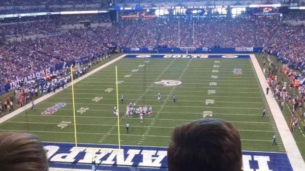 Lucas Oil Stadium, section: 425, row: 2, seat: 10