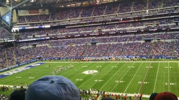 Lucas Oil Stadium, section: 437, row: 5, seat: 6