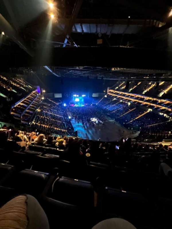 The O2, London, section: 409, row: Q, seat: 666