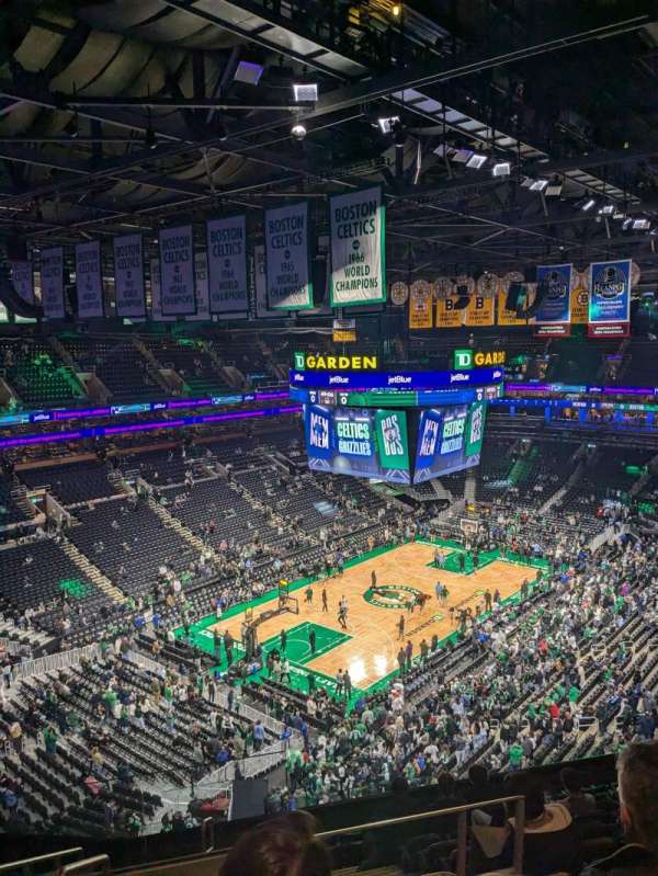 TD Garden, section: 305, row: 12, seat: 23