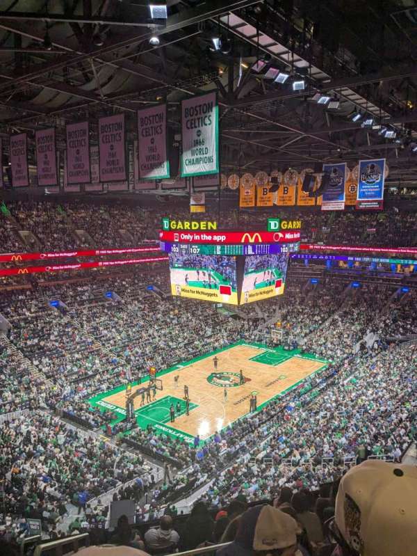 TD Garden, section: 305, row: 10, seat: 20