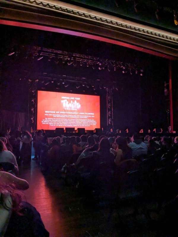 MGM Music Hall at Fenway, section: 103, row: O, seat: 1