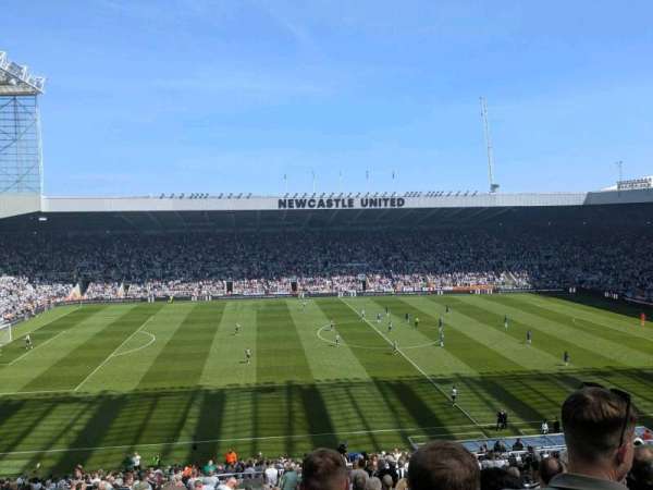 St James' Park, section: MS-L4E, row: NN, seat: 100