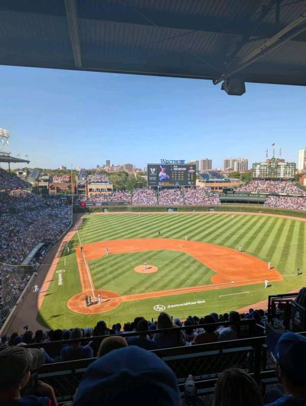 Wrigley Field, section: 421R, row: 3, seat: 14