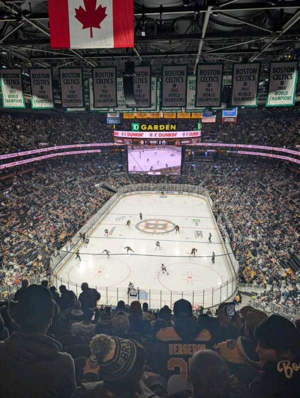 TD Garden, section: 308, row: 11, seat: 13