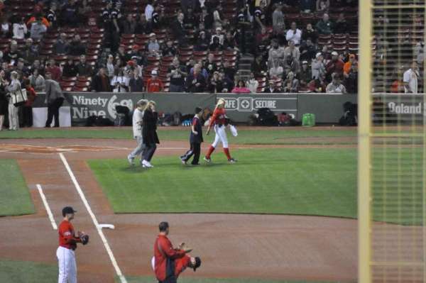 Fenway Park, section: Grandstand 4, row: 12, seat: 6
