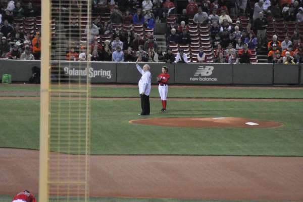 Fenway Park, section: Grandstand 4, row: 12, seat: 6