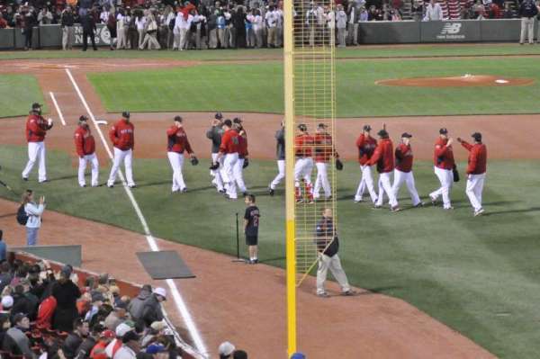 Fenway Park, section: Grandstand 4, row: 12, seat: 6