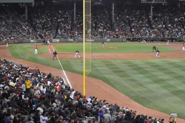 Fenway Park, section: Grandstand 4, row: 12, seat: 6
