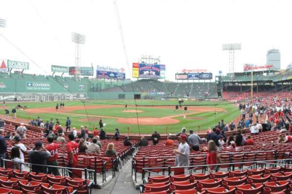 Fenway Park, section: Loge Box 131, row: GG, seat: 2