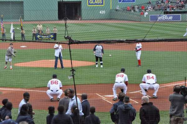 Fenway Park, section: Loge Box 131, row: GG, seat: 2