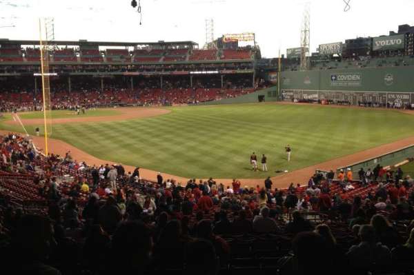 Fenway Park, section: Grandstand 4, row: 12, seat: 6