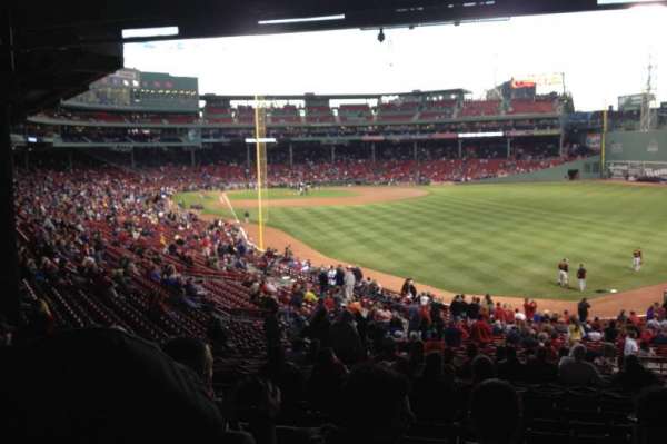 Fenway Park, section: Grandstand 4, row: 12, seat: 6