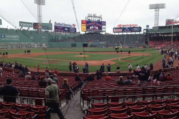 Fenway Park, section: Loge Box 131, row: GG, seat: 2