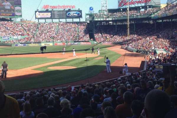 Fenway Park, section: Loge Box 131, row: GG, seat: 2