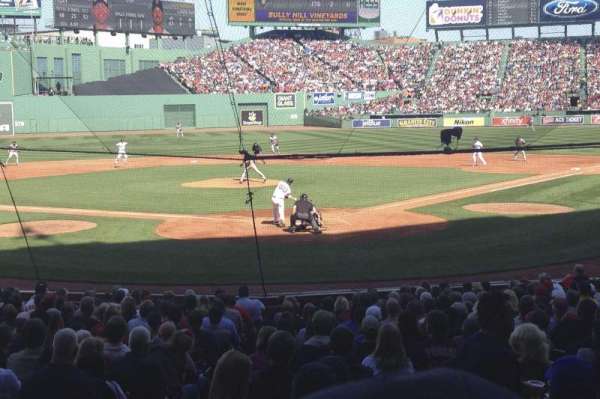 Fenway Park, section: Loge Box 131, row: GG, seat: 2